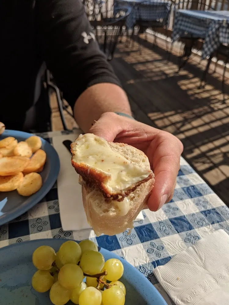 Fried Brie on White Bread